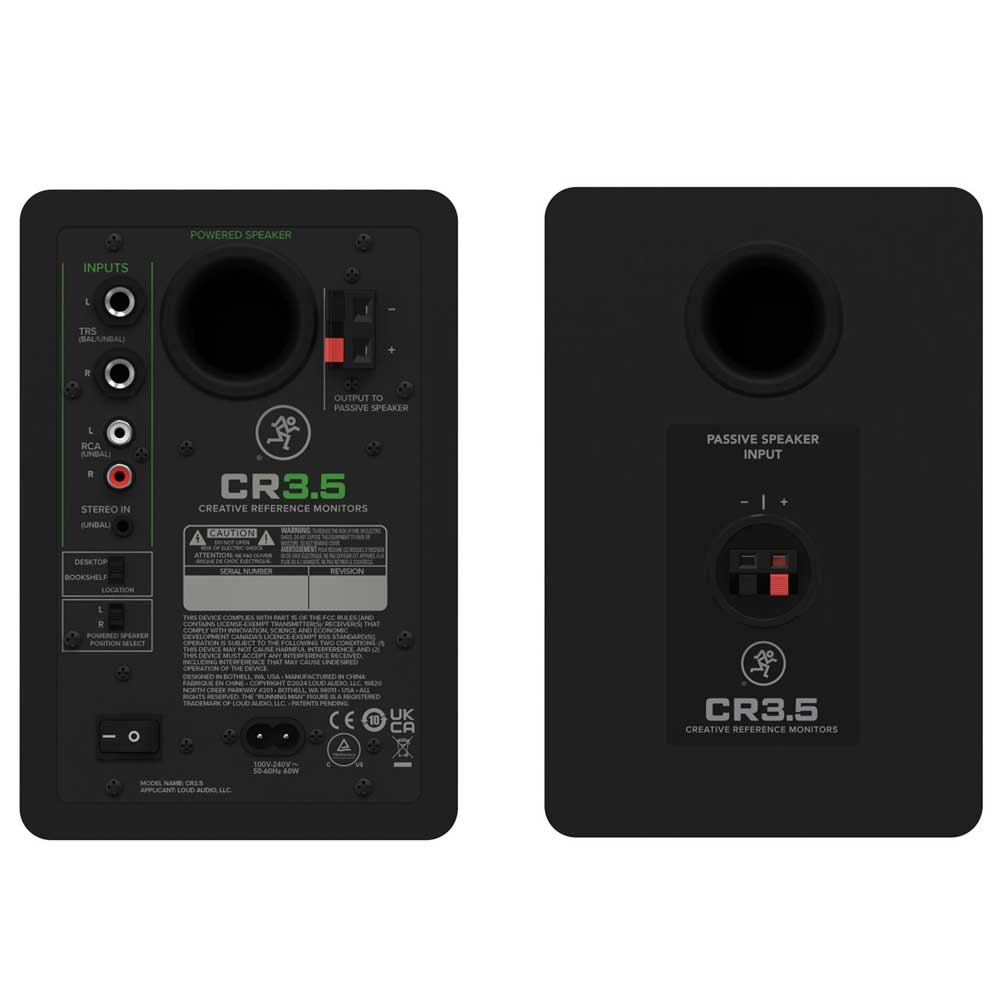 Mackie CR3.5 3.5 inch 3rd Generation Powered Studio Monitors