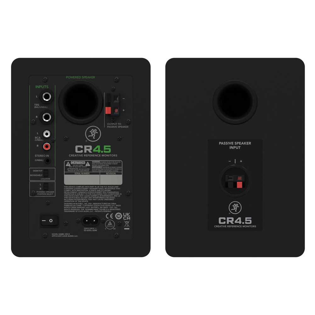 Mackie CR4.5 4.5 inch 3rd Generation Powered Studio Monitors Mackie CR4.5 4.5 inch 3rd Generation Powered Studio Monitors