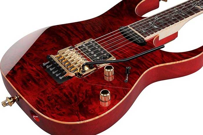 Exotic Hard Maple (4mm) top / African Mahogany body