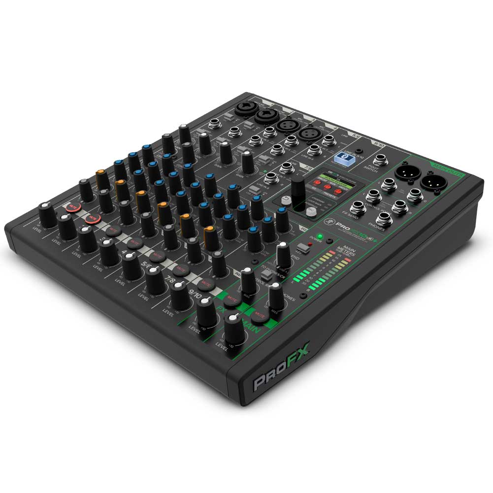 Mackie ProFX10v3+ 10-channel Mixer with USB Enhanced Effects and Bluetooth Mackie ProFX10v3+ 10-channel Mixer with USB Enhanced Effects and Bluetooth