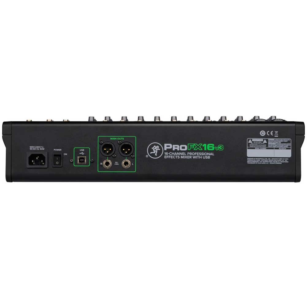 Mackie ProFX16v3 16-channel Mixer with USB and Effects