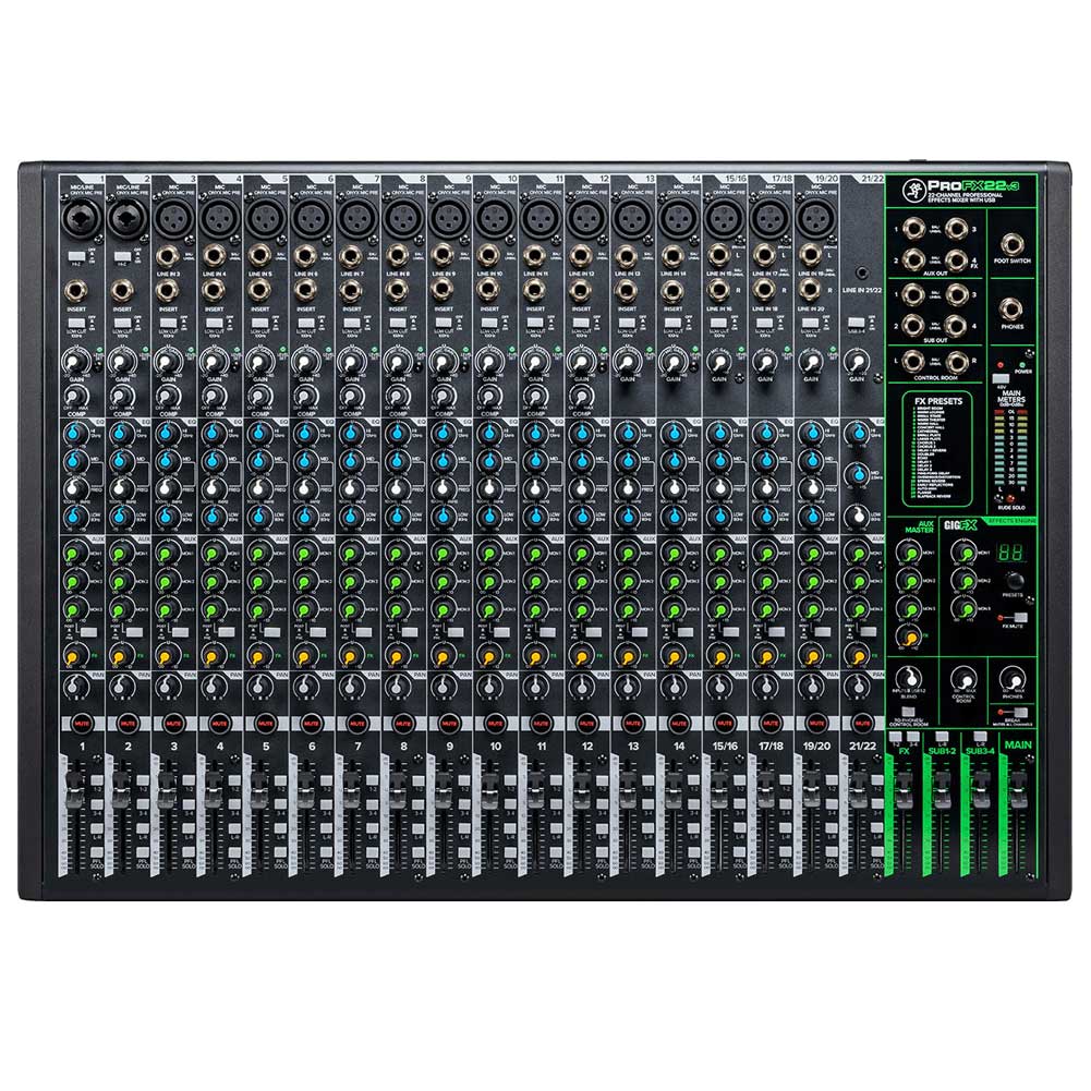 Mackie ProFX22v3 22-channel Mixer with USB and Effects