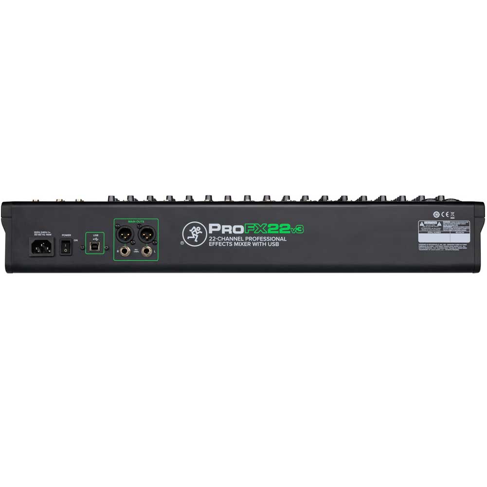 Mackie ProFX22v3 22-channel Mixer with USB and Effects