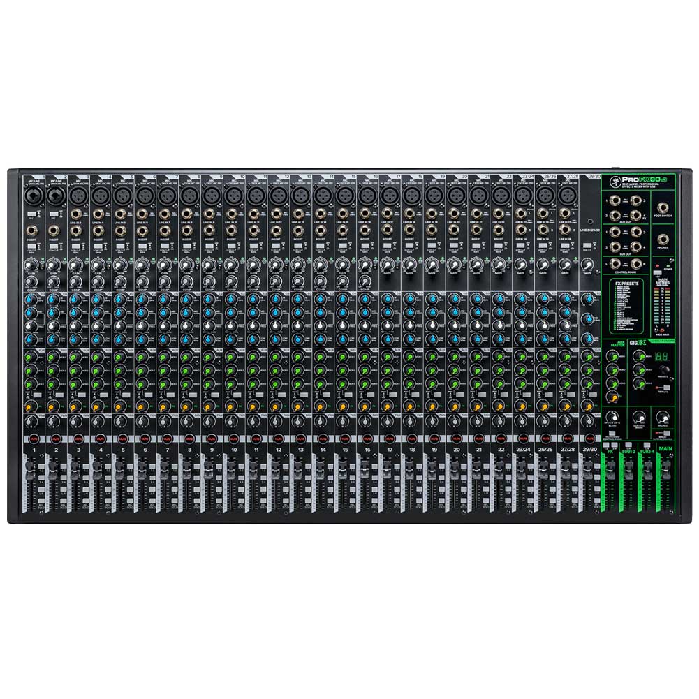 Mackie ProFX30v3 30-channel Mixer with USB and Effects