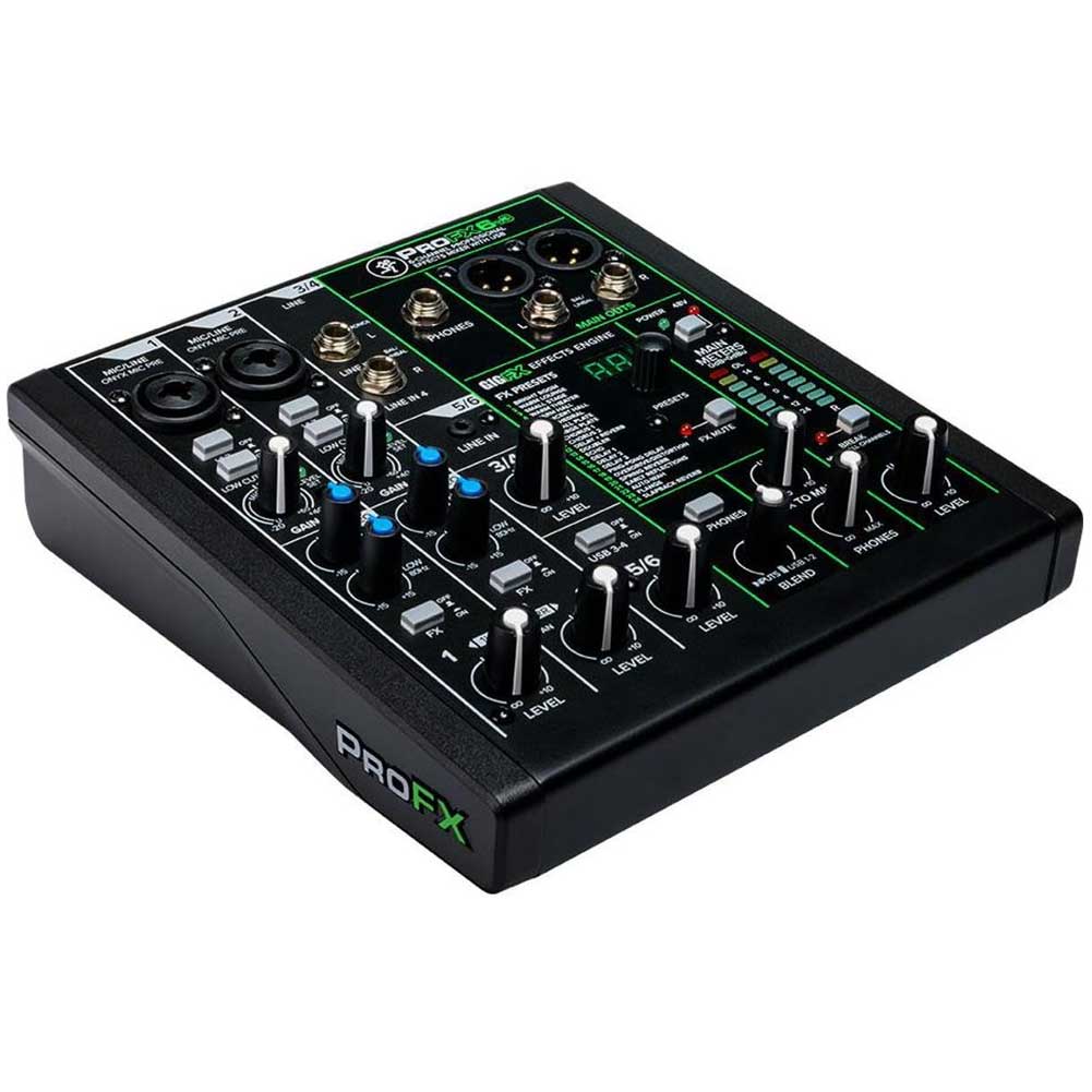 Mackie ProFX6v3 6-channel Mixer with USB and Effects Mackie ProFX6v3 6-channel Mixer with USB and Effects