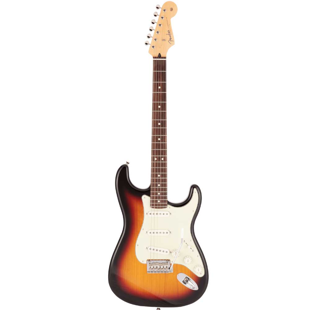 Fender Japanese Hybrid II Stratocaster Rosewood Fingerboard SSS Electric Guitar with Gig Bag 3-Color Sunburst 5661100300