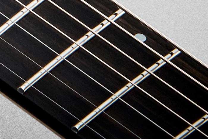 Ebony fretboard 7 string Jumbo Stainless steel
