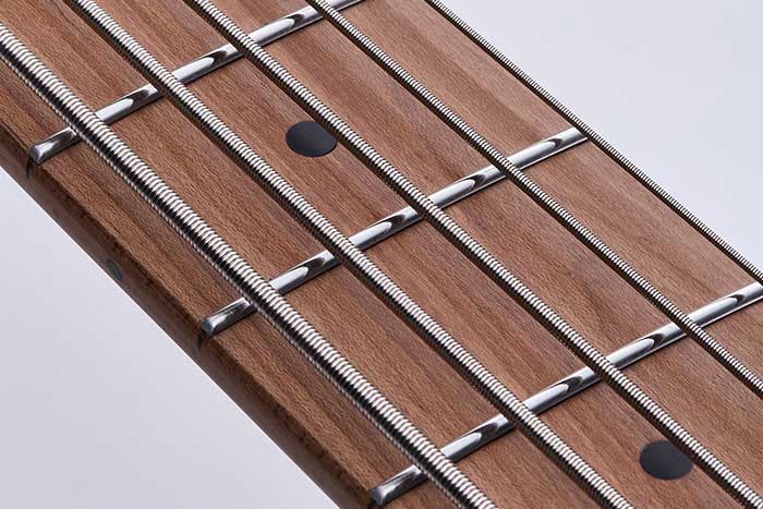 Roasted Maple fretboard Medium Stainless Steel frets
