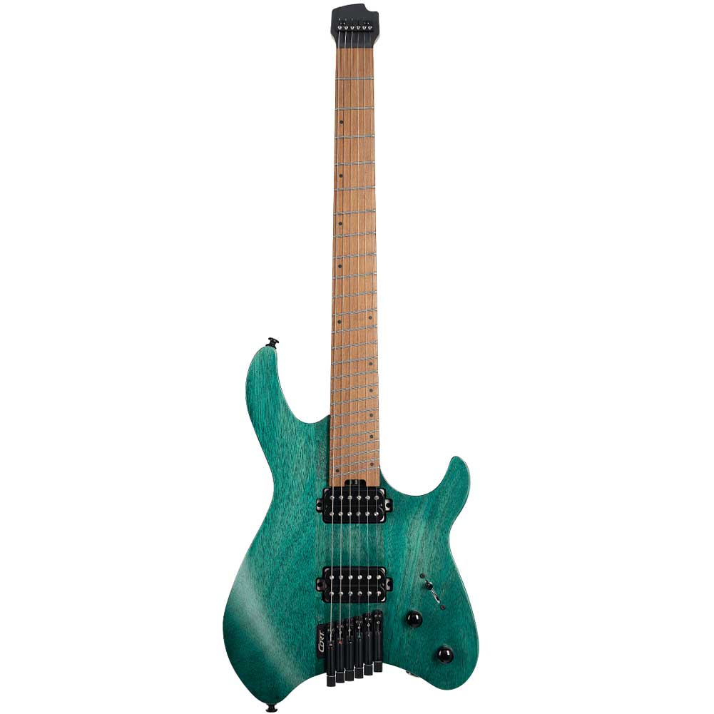 Cort Space G6MS SGTQ Headless Multiscale Electric guitar in Semi Gloss finish with Gig Bag