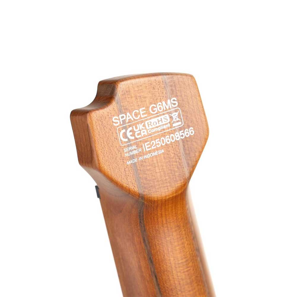 Cort Space G6MS SGTQ Headless Multiscale Electric guitar in Semi Gloss finish with Gig Bag