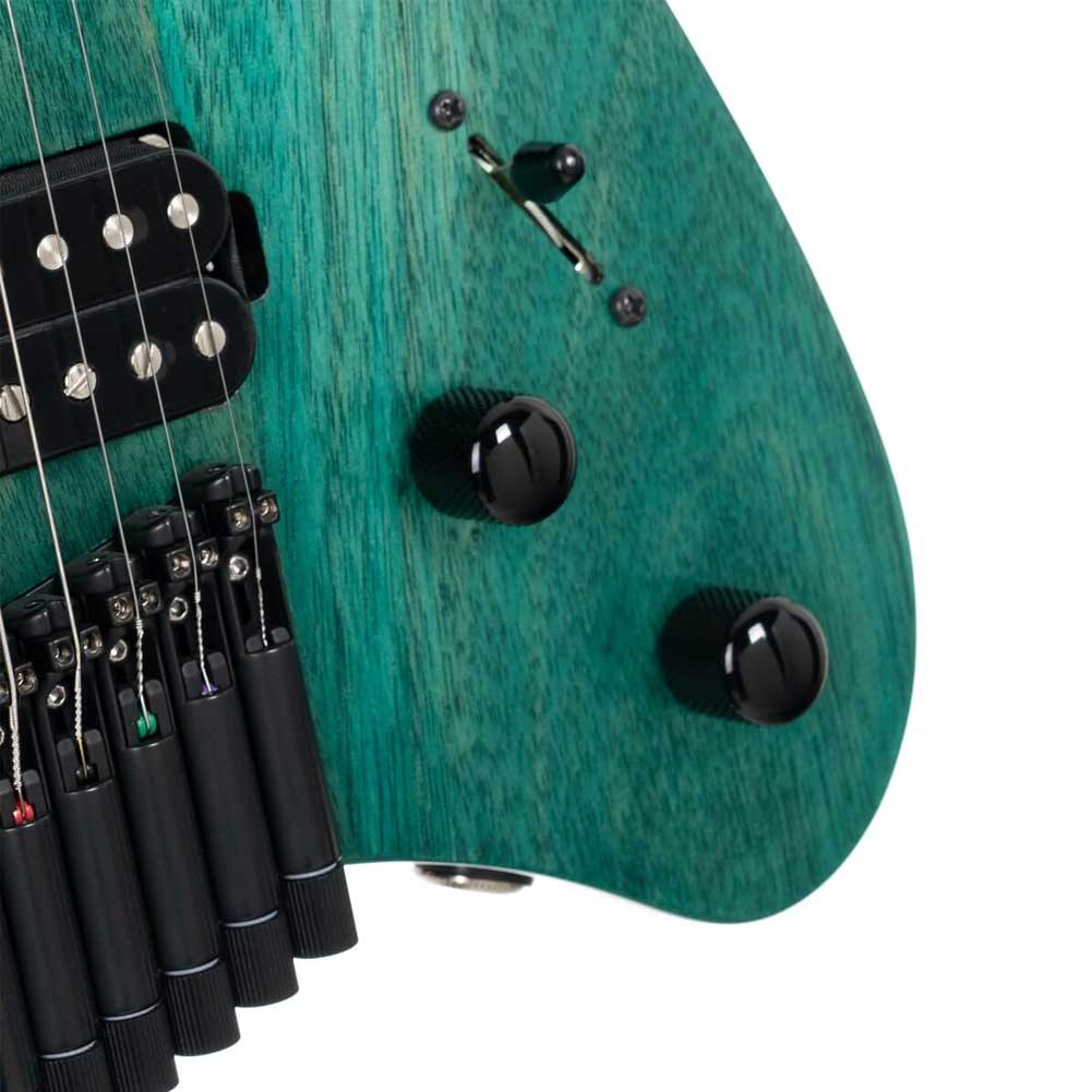 Cort Space G6MS SGTQ Headless Multiscale Electric guitar in Semi Gloss finish with Gig Bag