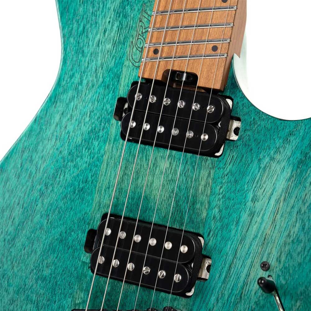 Cort Space G6MS SGTQ Headless Multiscale Electric guitar in Semi Gloss finish with Gig Bag