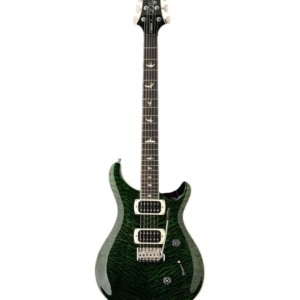PRS SE Custom 24-08 Quilt Teal Black CU4QQEIN1 series 115978TK Ebony Fingerboard Electric Guitar 6 String with Gig Bag
