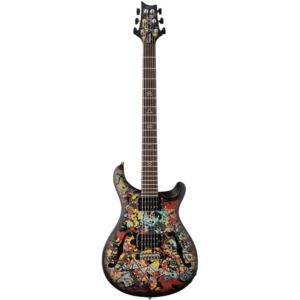 PRS SE Ed Sheeran Cosmic Splash ES2XXRXN1 (SO) Hollowbody I Piezo Baritone Electric Guitar with Gig Bag 116657ES