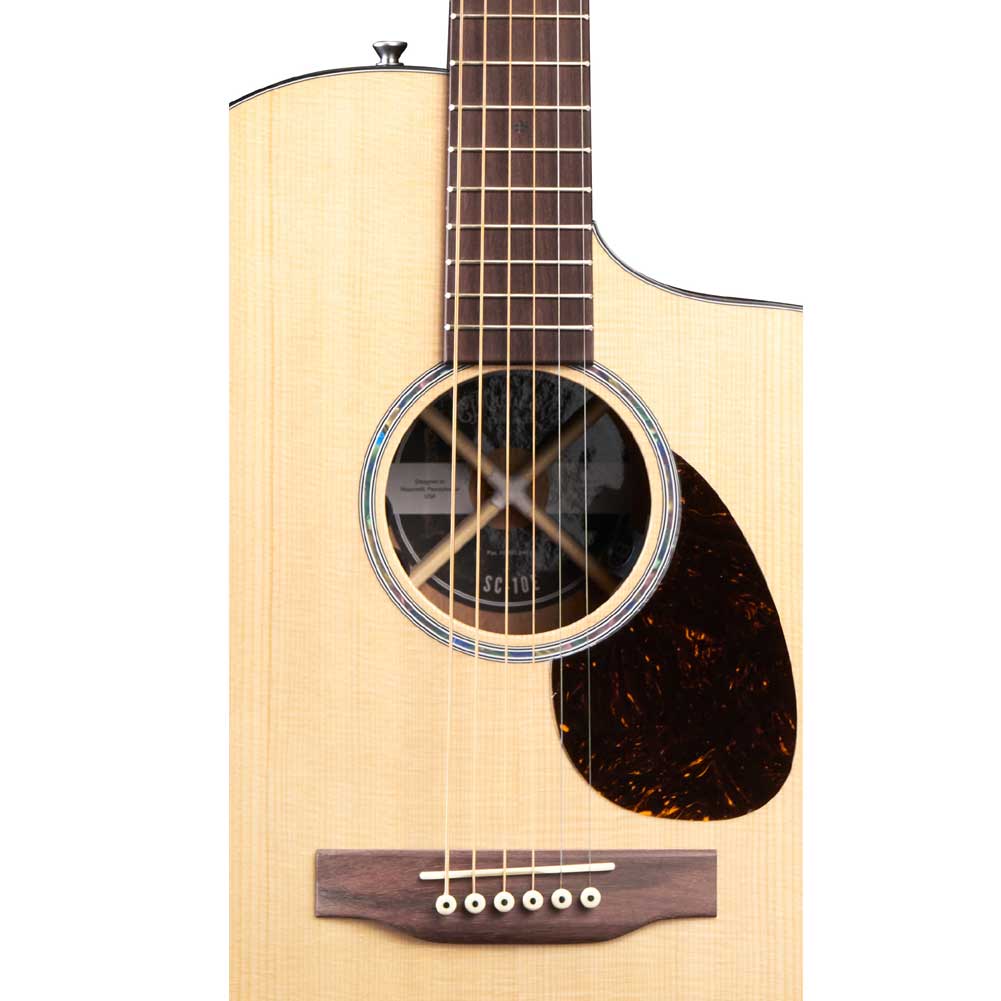 Martin Road Series SC-10E Natural Modern Electro Acoustic Guitar with Gig Bag 11SC10EMOD