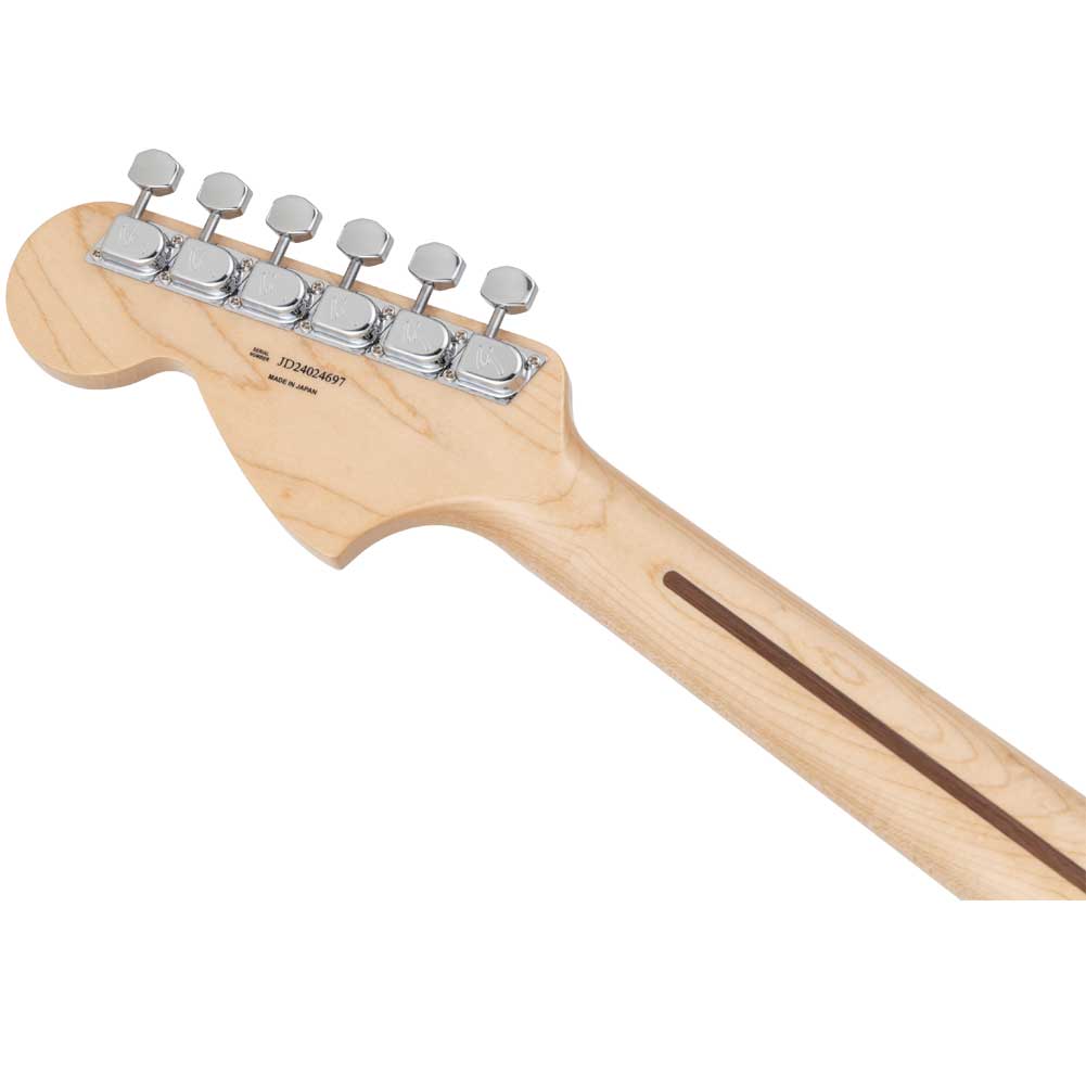 Fender Japanese Traditional II 70s Stratocaster Maple Fingerboard SSS Electric Guitar with Gig Bag Vintage White 5381302341