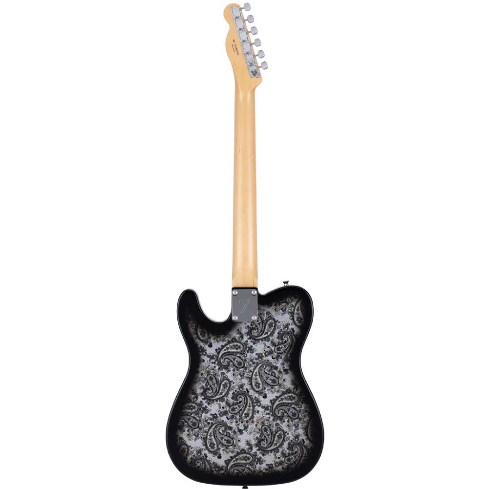 Fender Japanese Black Paisley Telecaster Limited Edition SS Maple Fingerboard with Gig Bag 5631102337