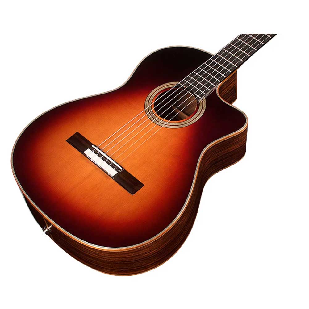 Cordoba Fusion Orchestra CE Tear Drop Burst Crossover Nylon String Electro Acoustic Classical Guitar 99-750-0080