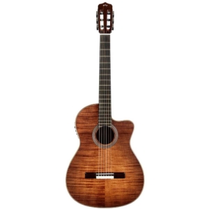 Cordoba Fusion 12 Crossover Exotic Top Cinnamon Burst Nylon String Electro Acoustic Classical Guitar 99-750-0320