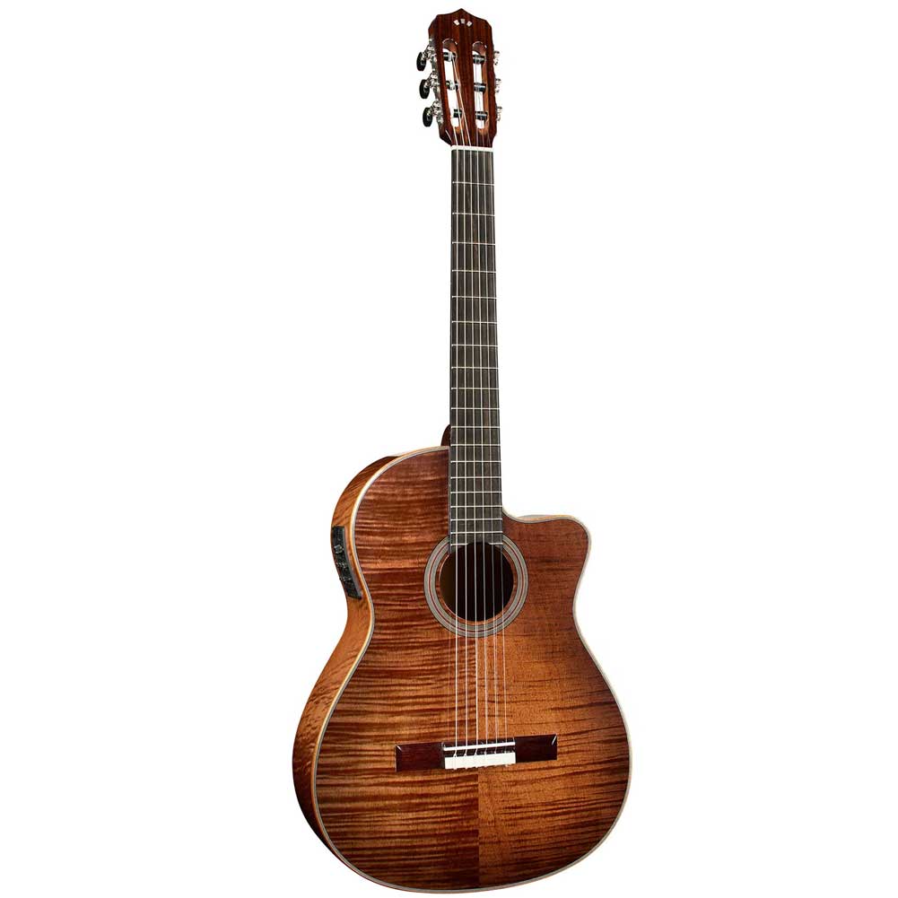 Cordoba Fusion 12 Crossover Exotic Top Cinnamon Burst Nylon String Electro Acoustic Classical Guitar 99-750-0320