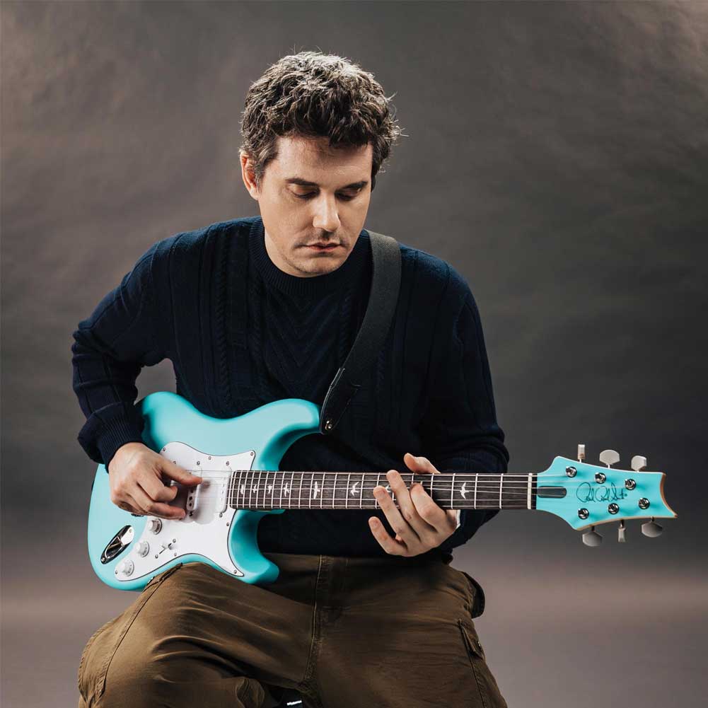 PRS Silver Sky Wild Blue John Mayer Limited Edition Electric Guitar with Premium Gig Bag