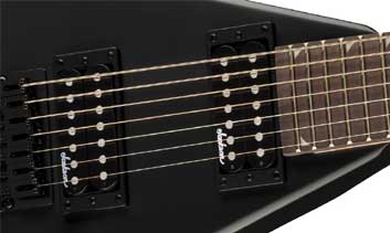 DUAL JACKSON HIGH-OUTPUT 7-STRING HUMBUCKING PICKUPS