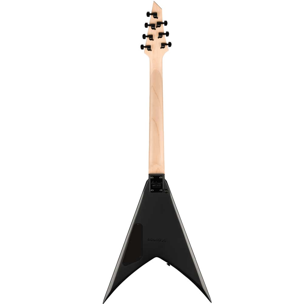 Fender Jackson JS Series King V JS22-7 KV HT Amaranth Fingerboard HH Electric Guitar 7 String with Gig Bag Satin Black 2910127568v