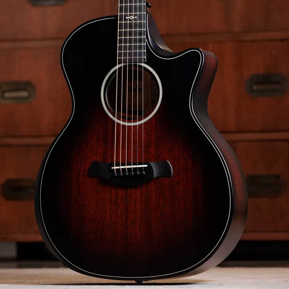 Taylor Next Generation Builder's Edition 324ce Grand Auditorium Shaded Edgeburst Claria Acoustic Pickup System Electro Acoustic Guitar with hardshell case Taylor Next Generation Builder's Edition 324ce Grand Auditorium Shaded Edgeburst Claria Acoustic Pickup System Electro Acoustic Guitar with hardshell case
