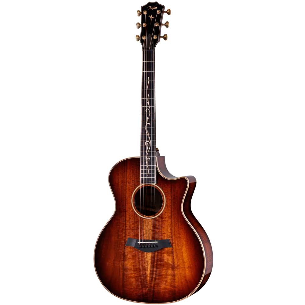 Taylor Next Generation K24ce Shaded Edgeburst Grand Auditorium Claria Electronics Electro Acoustic Guitar with Deluxe Hardshell Case