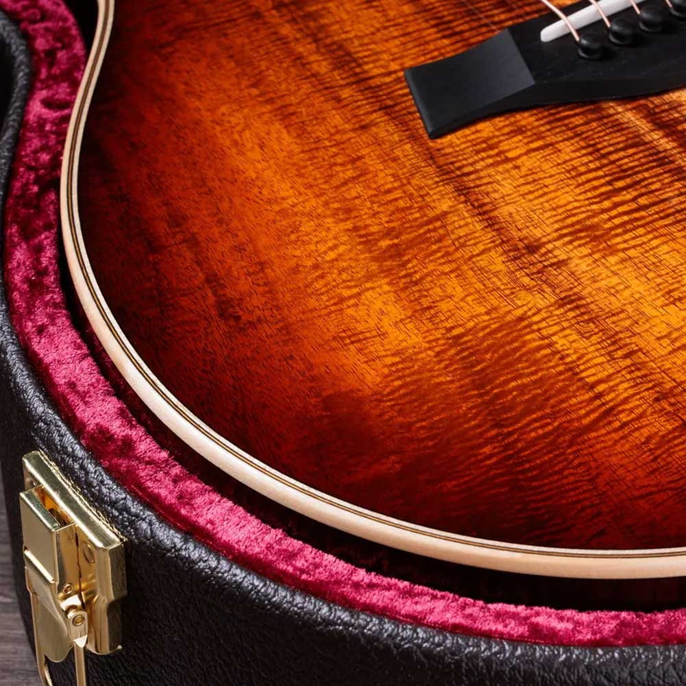 Taylor Next Generation K24ce Shaded Edgeburst Grand Auditorium Claria Electronics Electro Acoustic Guitar with Deluxe Hardshell Case