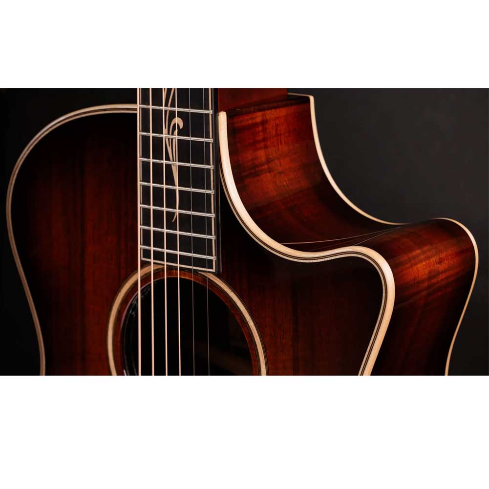 Taylor Next Generation K24ce Shaded Edgeburst Grand Auditorium Claria Electronics Electro Acoustic Guitar with Deluxe Hardshell Case