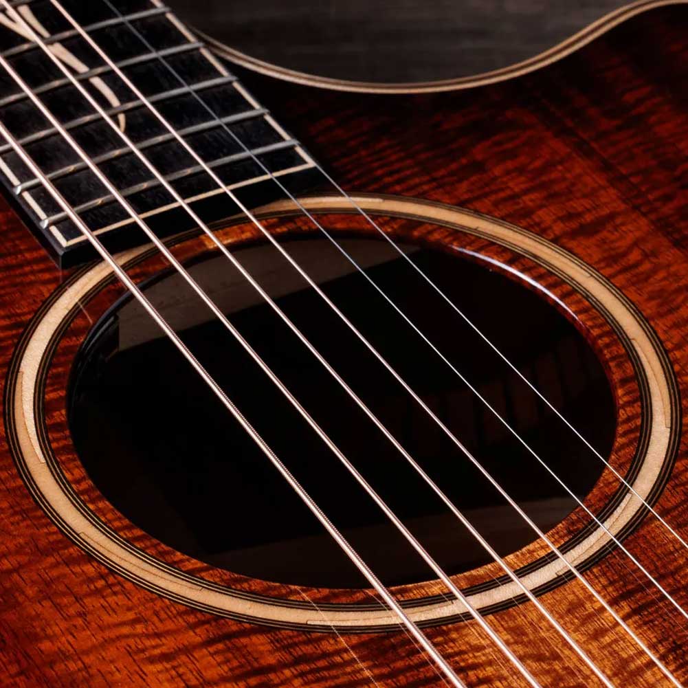 Taylor Next Generation K24ce Shaded Edgeburst Grand Auditorium Claria Electronics Electro Acoustic Guitar with Deluxe Hardshell Case