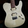 Soloking MT-1 FM Deluxe 24 HH FMN Natural Satin Electric Guitar with Gig bag