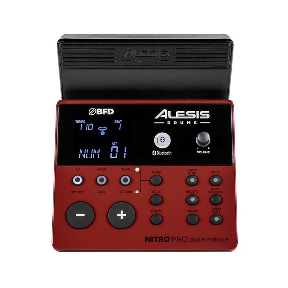 Alesis Nitro Pro XL 10-Piece Electronic Drum Kit with Dual Zone Mesh Heads & Bluetooth