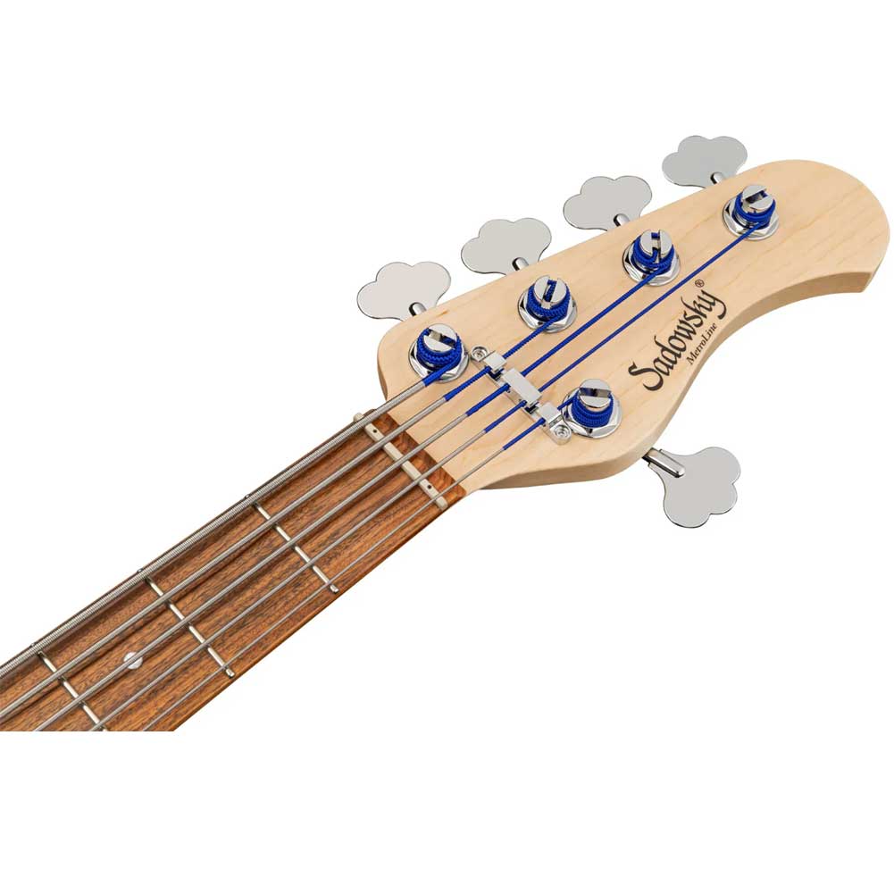 Sadowsky MetroLine 24-fret Single Cut Bass Red Alder Body SML24SC5 Series Morado Fingerboard 5-String bass with Sadowsky PortaBag Sadowsky MetroLine 24-fret Single Cut Bass Red Alder Body SML24SC5 Series Morado Fingerboard 5-String bass with Sadowsky PortaBag