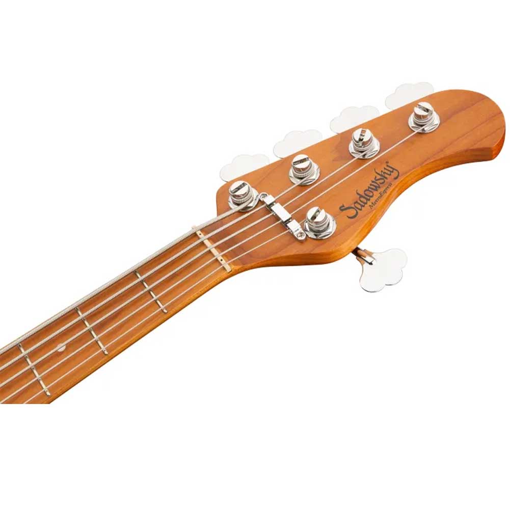 Sadowsky MetroExpress 21-Fret Vintage J/J Bass SMX21VJ5 High Polish Series Roasted Maple Fingerboard 5-String bass with Sadowsky PortaBag Neck Sadowsky MetroExpress 21-Fret Vintage J/J Bass SMX21VJ5 High Polish Series Roasted Maple Fingerboard 5-String bass with Sadowsky PortaBag Neck