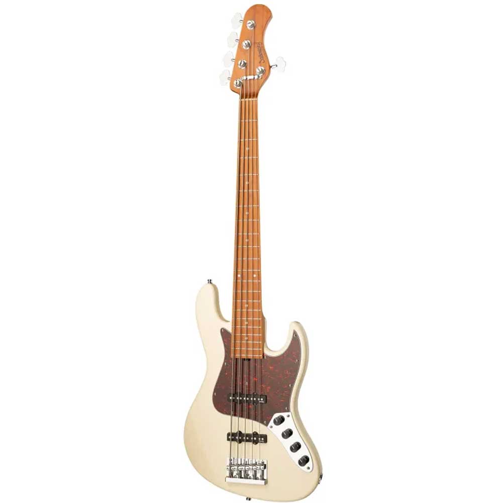 Sadowsky MetroExpress 21-Fret Vintage J/J Bass SMX21VJ5-28M Olympic White High Polish Series Roasted Maple Fingerboard 5-String bass with Sadowsky PortaBag Sadowsky MetroExpress 21-Fret Vintage J/J Bass SMX21VJ5-28M Olympic White High Polish Series Roasted Maple Fingerboard 5-String bass with Sadowsky PortaBag