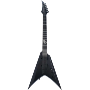 Solar V2.6C Carbon Black Matte Electric guitar with padded Gig Bag