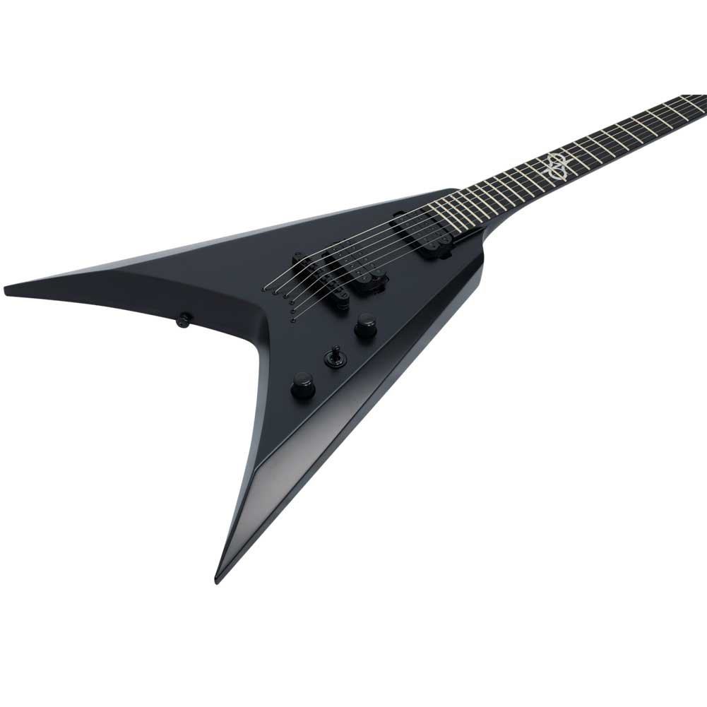 Solar V2.6C Carbon Black Matte Electric guitar with padded Gig Bag