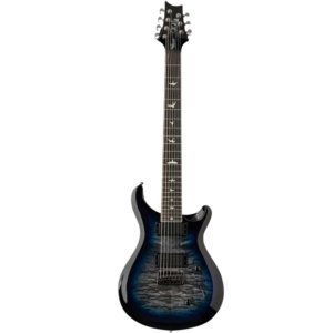 PRS Se Mark Holcomb MH77Q Holcomb Blue Burst M74QEXEB1 Series 116257HL Ebony Fingerboard Electric Guitar 7 String with Gig Bag