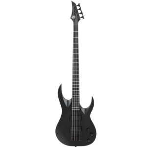Solar AB4.4C S by Solar Carbon Black Matte Bass Guitar 4 String