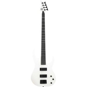 Solar AB4.4W S by Solar White Matte Bass Guitar 4 String