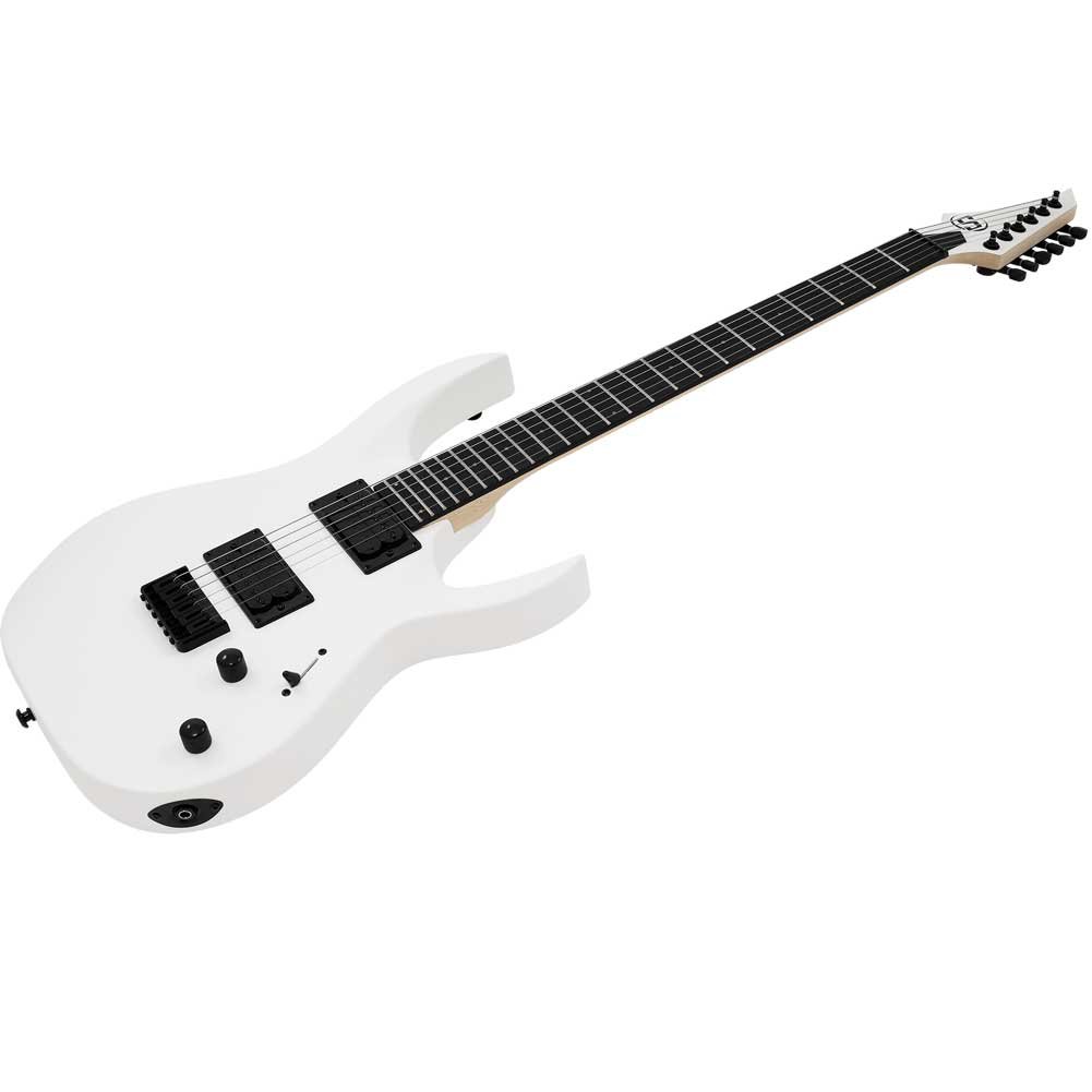Solar AB4.6W S by Solar White Matte Electric Guitar with Gig Bag Solar AB4.6W S by Solar White Matte Electric Guitar with Gig Bag