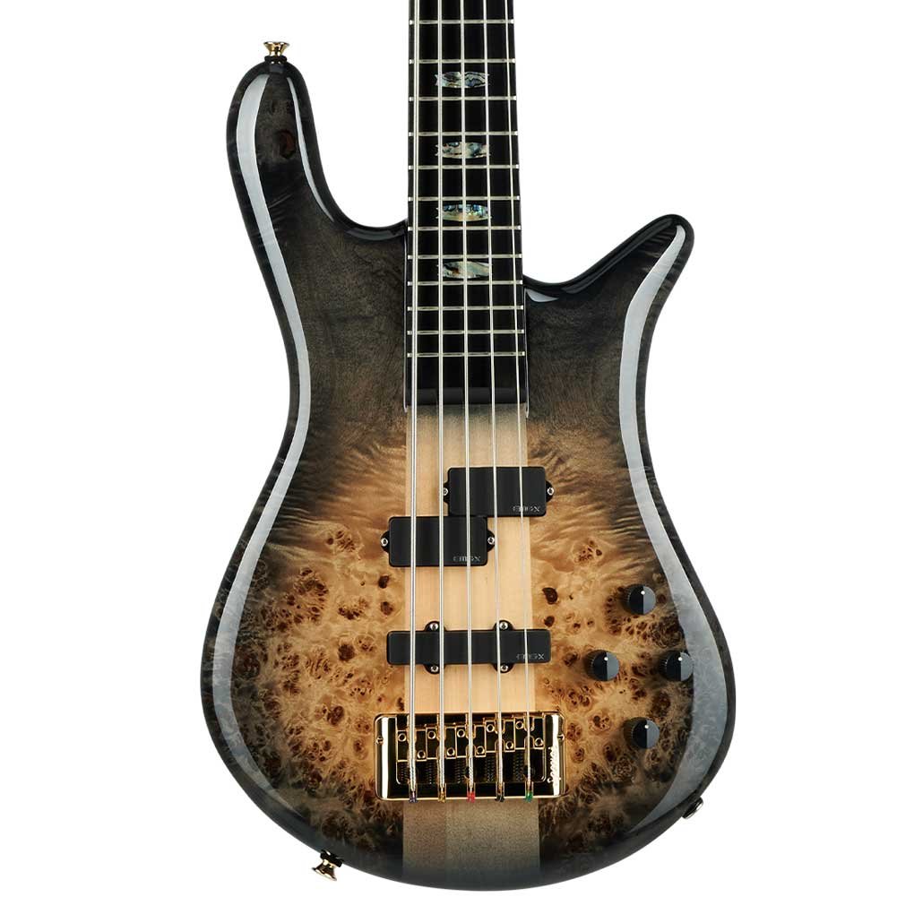 Spector Euro CST EURO5CSTBLK Natural Black Burst Gloss 5 String Bass Guitar with Gigbag Spector Euro CST EURO5CSTBLK Natural Black Burst Gloss 5 String Bass Guitar with Gigbag