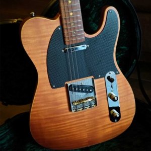 Soloking MT-1 FM Artisan Caramel Electric Guitar with Roasted Flame Maple Neck