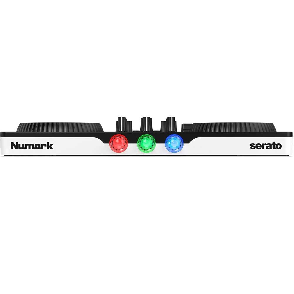 Numark Party Mix III Bluetooth DJ Controller with Built-in Lights | Beat Assist, Smart Fader, 16 Pads, 2 Deck DJ Mixer, Stems Control, USB-C, Serato DJ Lite and Algoriddim djay Included Numark Party Mix III Bluetooth DJ Controller with Built-in Lights | Beat Assist, Smart Fader, 16 Pads, 2 Deck DJ Mixer, Stems Control, USB-C, Serato DJ Lite and Algoriddim djay Included