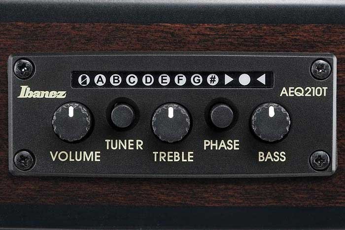 Ibanez AEQ210T preamp w/Onboard tuner
