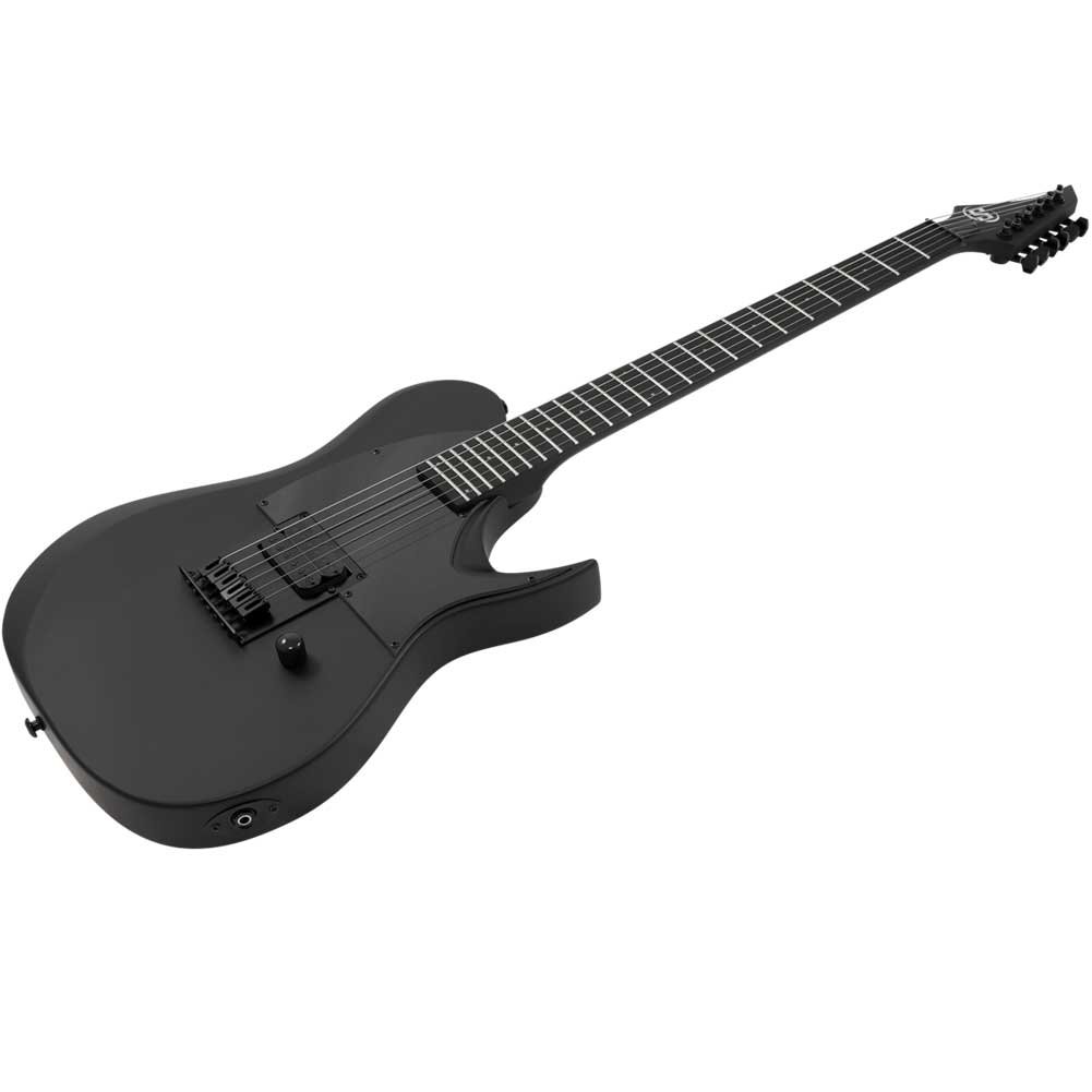 Solar TB4.61C S by Solar Carbon Black Matte 6 String Electric Guitar