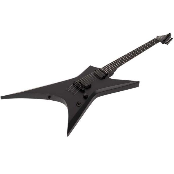 Solar XB4.6C S by Solar Carbon Black Matte 6 String Electric