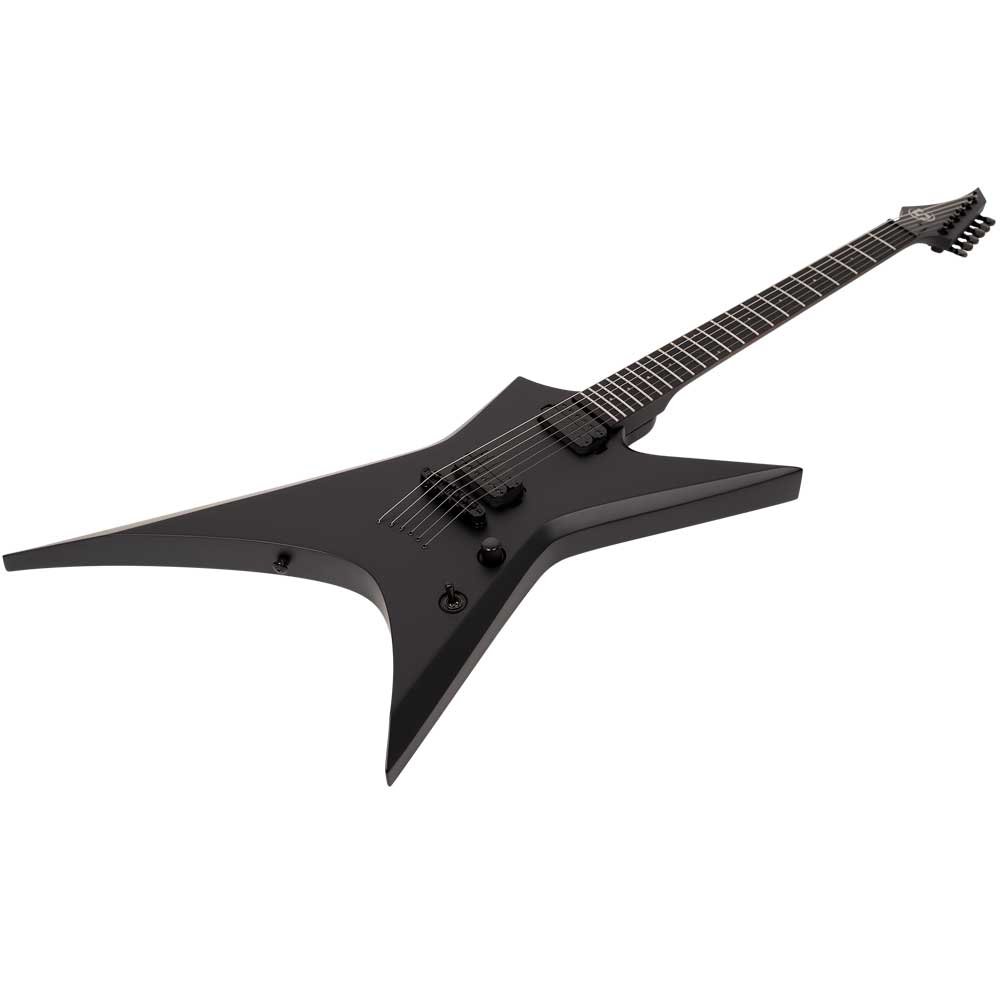 Solar XB4.6C S by Solar Carbon Black Matte 6 String Electric Guitar